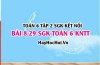 Bài 8.29 SGK Toán 6 tập 2 Kết nối tri thức